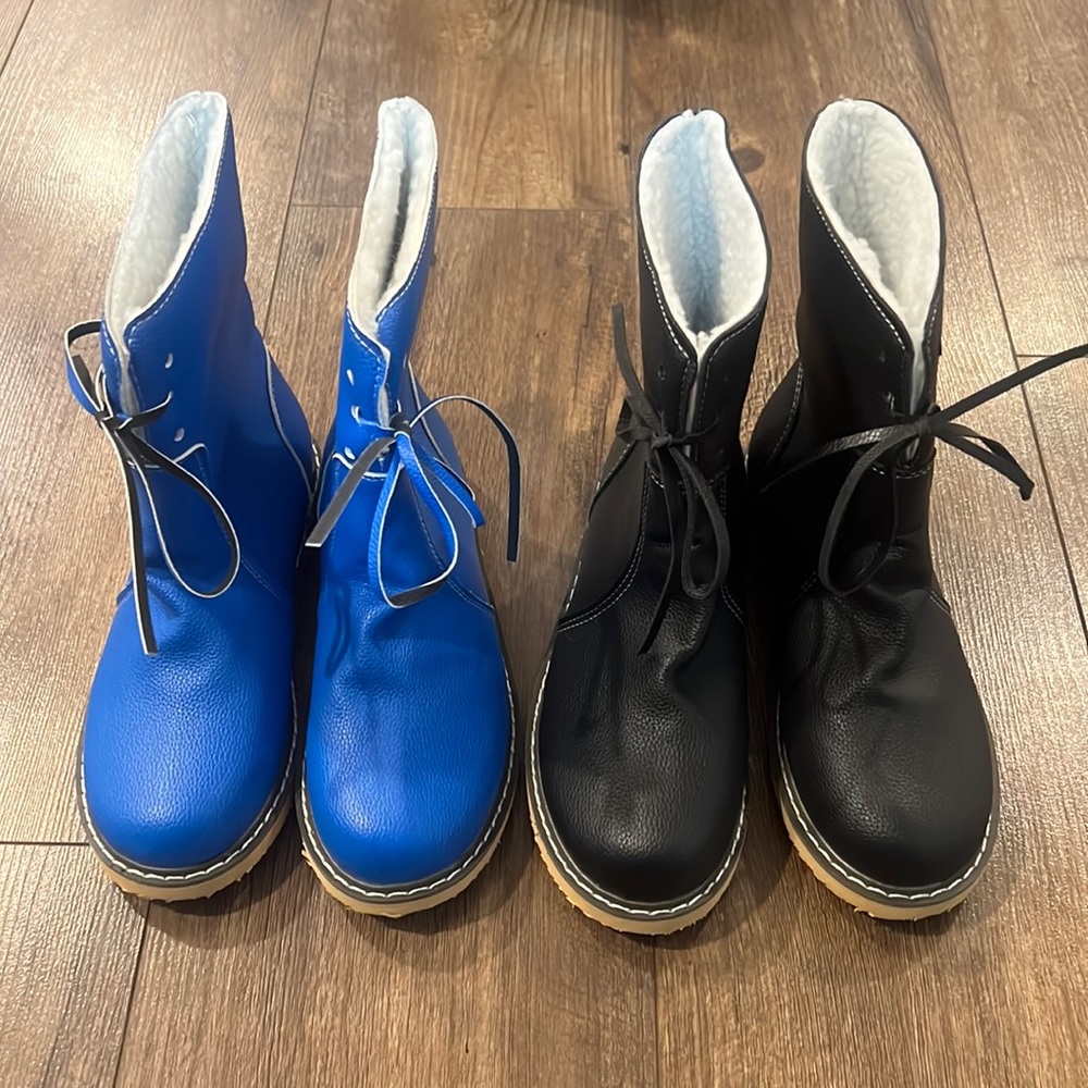 Womens leather boots: